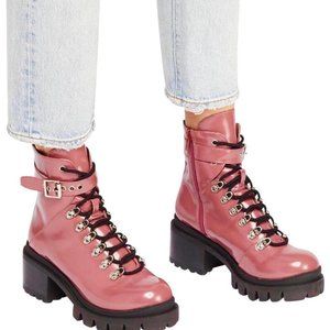 Rose Color Jeffrey Campbell Combat Boot